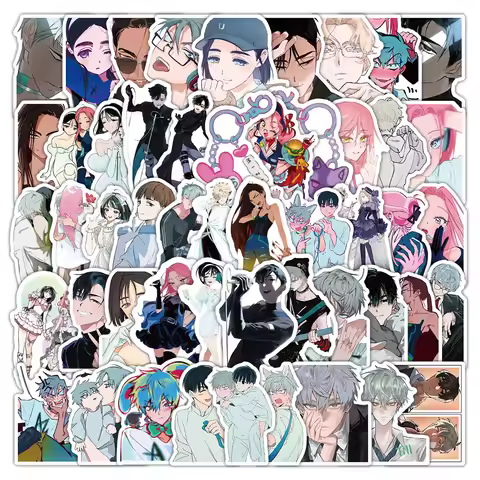 53pcs Alien Stage Stickers New Anime Stationery Paster Cosplay Classic Toys Water Cup Notebook DIY D