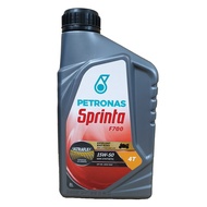 Original 100% Petronas Sprinta F700 4T 15W-50 SN Semi 1L Ready Stock