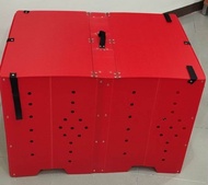 Folding Cage 2 Division Plastic Collapsible for Gamefowl