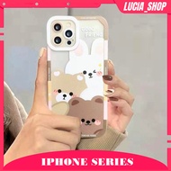 Case iPhone 7 8 Plus X Xs Xr 11 12 Pro Casing Softcase Silicon Motif Good Friend TPU Material High Quality