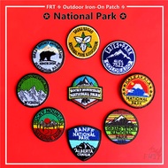 ☸ National Park - Outdoor Fun Iron-on Patch ☸ 1Pc DIY Sew on Iron on Badges Patches