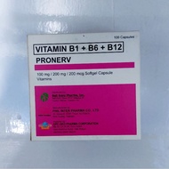 pronerv vitamin b complex (1 box / 100pc) may 2023