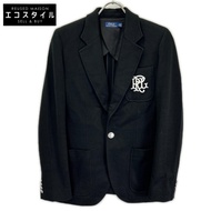 Polo Ralph Lauren 211795348001 黑色 Logo 刺繡雙面針織提花西裝外套 單件裝 4 碼 [二手]