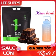 Rule 1 Mass Gainer 12lbs CHOCO FUDGE BROWNIE – Fast Weight Gain, American Standard Nutrition