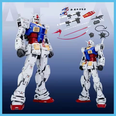 Hot Fat Cat Model Rg 1/100 Model Rx-78-2 Ver 2.0 Assembly Model Kit Rgu Movable Joints Collectible R