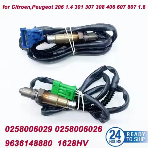 0258006029 0258006026 9636148880 1628HV Lambda O2 Oxygen Sensor For CITROEN PEUGEOT 206 301 307 308 