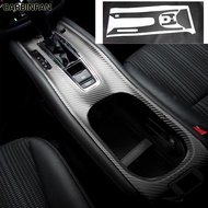 、‘、 Car Styling Carbon Fiber Stickers Center Console Automobile Gear Panel Decorative Stickers For HONDA HR-V HRV VEZEL 2015 - 2019