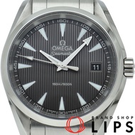 歐米茄海馬系列Aqua Terra 150米石英錶，38.5毫米，型號231.10.39.60.06.001，附原廠盒和保固卡，不鏽鋼男士腕錶，灰色拋光，成色極佳 [二手]