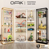 OAK Glass Storage Cabinet Display Cabinet Solid Wood Bookshelf Cabinet Door Storage Cabinet Bookshel