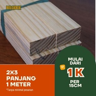 Dutch teak wood Reng 2x3