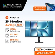 Xiaomi 2K Monitor A27Qi 2026 Model - 120Hz Refresh Rate | 300nits brightness