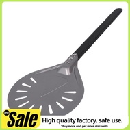 Turning Pizza Peel with 8 inch Aluminum Round Pizza Paddle, 23.6 inch Overall, Outdoor Pizza Oven Ac