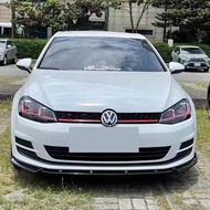 Maxton Style For Vw Golf 7 Golf 7.5 2012-2020 TDI TSI TGI Standard Front Bumper Splitter Lip Diffuse
