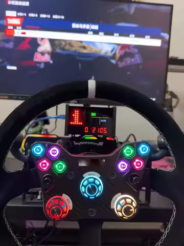 Simracing Game Multifunctional Dashboard Display Meters PC USB For Thrustmaster T300 For Logitech G2