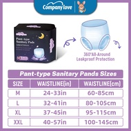 Company Love Sanitary Pads Multiple Sizes Available