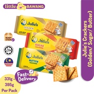Julie's Crackers 331g Golden 343g Sugar and 395g Butter