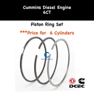 Original DCEC Piston Ring Set (6 Cylinders) for Cummins 6CT