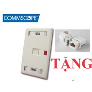 COMMSCOPE/AMP wall-mounted network socket surface comes with Cat6 Network Socket
