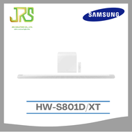 SAMSUNG Soundbar Ultra Slim Design สีขาว WHITE รุ่น HW-S801D/XT