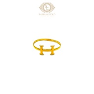 SABIHAHGOLD Ring Fashion 916/22K Original Gold (GR0001575)