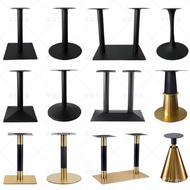 Bar Coffee Table w7 Iron Casting Restaurant Stand Base Gold-Plated Dining Table Dining Leg Stainless