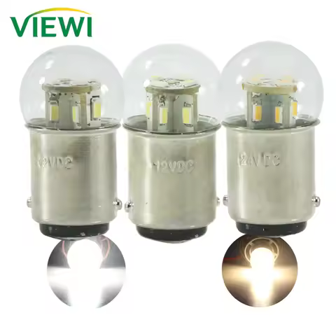 Ampuller Led Car Interior Light P21W 1142 BA15D 6v 12v 24v 36V 48v 1.5W Canbus Auto Turn Signal Lamp