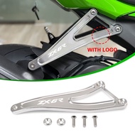 Motorcycle Foot Peg Exhaust Hanger Bracket Rear Footrest Blanking Plate Fit For ZX-6R ZX6R ZX-636 ZX