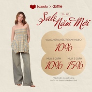 DOTTIE - Quần Jean lưng thấp túi kiểu - Xanh - Q0410