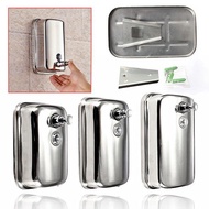 500ml/800ml/1000ml Stainless Steel Soap/Shampoo Dispenser Pump Action Wall Mounted Shower Bath No Leakage Durable