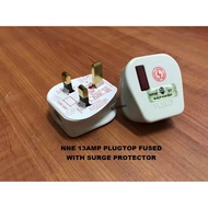 NNE 13A Plug Top With Neon Light (SIRIM APPROVED)