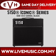 EVH 5150 Iconic 40W 1X12 Combo Guitar Amplifier - Black/Ivory