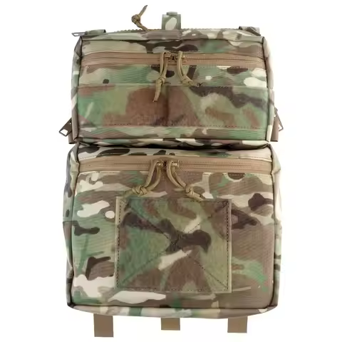 LV119 Tactical Vest Plate Carrier Backpack Assault Back Panel Core for Mag/Map/Water Storage Large P