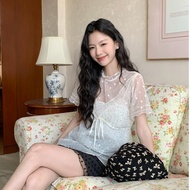 Bunnyshop/Dot Vow Transparent Skin Dot Vest (2 Colors)