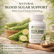 Naturewells Bitter Gourd Peria Katak Control Blood Sugar 20x Strength Extract Supplement 90’s