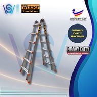 WINNER WCL-24 Aluminium Compact Multipurpose Ladder 24 Step Tangga Serbaguna 150KG Heavy Duty Rating