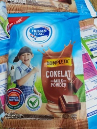 Susu Bubuk Bendera Kompleta Coklat & Vanila [RENCENG]