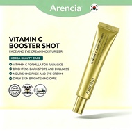 Arencia Vitamin C Booster Shot Face & Eye Moisturizer Cream, Brighten Dark Spots & Dull Complexion, 