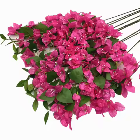 20pcs Artificial Climbing Bougainvillea Flower Vine 80cm Long Silk Bougainvillea Spectabilis Blossom