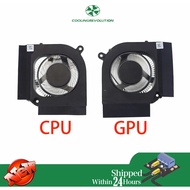 Laptop CPU GPU Cooling Fan DC12V 1A 4Pin for ACER NITRO 5 N22C1 AN515-58-51R3 AN515-58