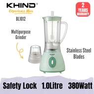 KHIND BLENDER 1.0L / 1.2L  WITH DRY MILL  (BL1220/BL1012/BL320T) | BLENDER KERING