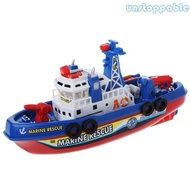Un* Novelty Ocean Liner Cruise Ship Music Light Children Electric Steamship Toys