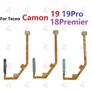 Finger print fingerprint sensor power button flex for Tecno Camon 19 Pro 18 Premier CI6n CI8 CI8n
