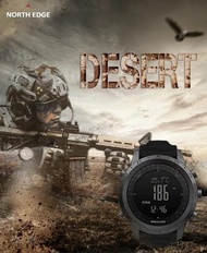 NORTH EDGE DESERT DIGITAL MEN WATCH ALTIMETER BAROMETER WATERPROOF 50M-Bumi Langkah