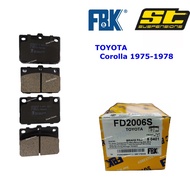 FBK Corolla KE30 Front Disc Brake Pad TOYOTA FD2006S
