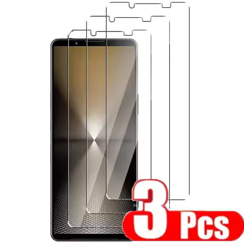 3Pcs Highly Transparent Tempered Protective Glass for Sony Xperia 10 VI 5 V 1 IV III II HD Film Prot