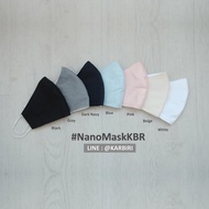 Nano Mask Karbiri หน้ากาก ผ้าปิดจมูกสะท้อนน้ำ หน้ากากผ้า เซทหน้ากาก