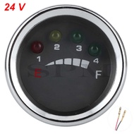 LED Battery Capacity Indicator Display Gauge Meter for 12V 24V 36V 48V 60V 72V eBike Electric Solar