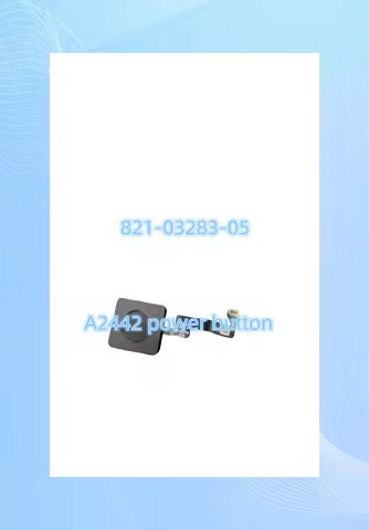 Touch ID Sensor For MacBook Air 13.6" M2 A2681 Pro 14" 16" M1 Pro/Max A2442 A2485 Power Button Key O