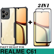 SOFT CASE REALME C61 CASE ARMORFusion FREE TEMPERED GLASS