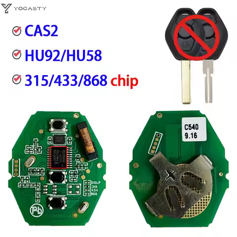 YOCASTY 5WK49125 5WK49127 5WK49147 CAS2 CAS 2 Remote Car Key PCB For BMW X5 E70 1 E87 3 E46 5 E60 E6